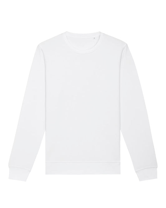 Neu! Rundhals Sweatshirt "Rosa Wolken" Farbe: weiß Druckfarbe:pink