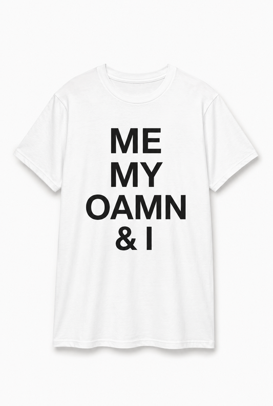 Basic-T-Shirt ME, MY OAMN & I, Farbe weiß